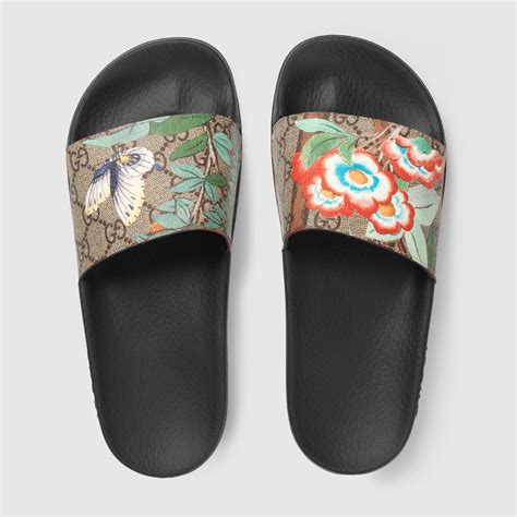 women's gucci tian slide sandal|gucci sandals.